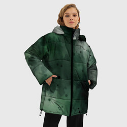 Куртка зимняя женская Акварелика, цвет: 3D-черный — фото 2