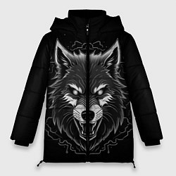 Куртка зимняя женская Серый хищник, цвет: 3D-черный