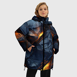 Куртка зимняя женская Нестандартный порядок, цвет: 3D-красный — фото 2