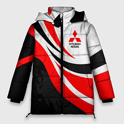 Куртка зимняя женская Evo racer mitsubishi - uniform, цвет: 3D-светло-серый