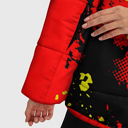 Куртка зимняя женская Mass Effect force, цвет: 3D-красный — фото 2