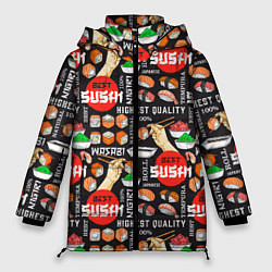 Куртка зимняя женская Best sushi, цвет: 3D-черный