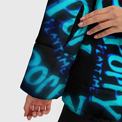Куртка зимняя женская Хагги ваги неон градиент, цвет: 3D-черный — фото 2