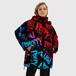 Куртка зимняя женская Хагги ваги неон градиент, цвет: 3D-светло-серый — фото 2