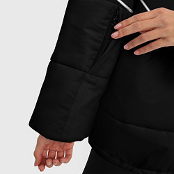 Куртка зимняя женская Олимпийка Андрея из пацанов, цвет: 3D-черный — фото 2