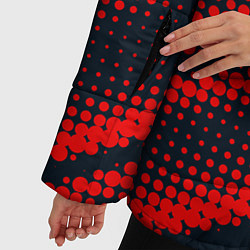 Куртка зимняя женская Geometric angles, цвет: 3D-красный — фото 2