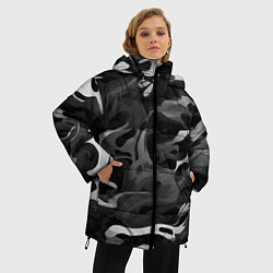 Куртка зимняя женская Неукротимый графит, цвет: 3D-светло-серый — фото 2