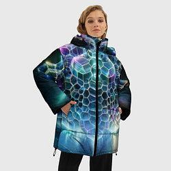 Куртка зимняя женская Пузыри, цвет: 3D-черный — фото 2