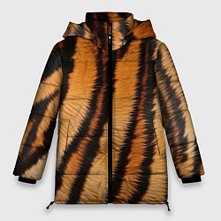 Куртка зимняя женская Тигровая шкура, цвет: 3D-светло-серый