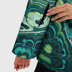 Куртка зимняя женская Абстрактный разноцветный узор, цвет: 3D-светло-серый — фото 2