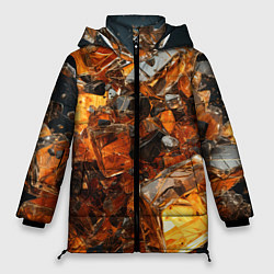 Куртка зимняя женская Янтарный взрыв, цвет: 3D-светло-серый