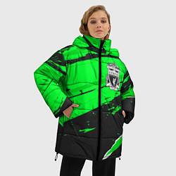 Куртка зимняя женская Liverpool sport green, цвет: 3D-черный — фото 2