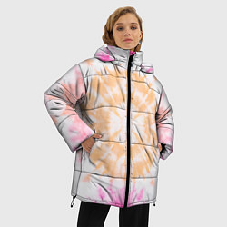 Куртка зимняя женская Светлый тай дай, цвет: 3D-черный — фото 2