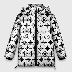 Куртка зимняя женская Farcry ubisoft pattern, цвет: 3D-черный