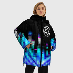 Куртка зимняя женская HIM эквалайзер, цвет: 3D-черный — фото 2