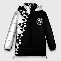 Куртка зимняя женская BMW sport geometry steel, цвет: 3D-светло-серый