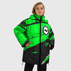 Куртка зимняя женская Brighton sport green, цвет: 3D-черный — фото 2