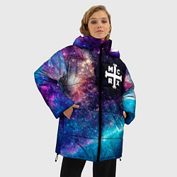 Куртка зимняя женская My Chemical Romance space rock, цвет: 3D-черный — фото 2