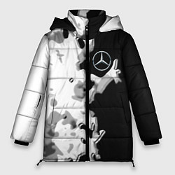 Куртка зимняя женская Mercedes benz sport germany steel, цвет: 3D-красный