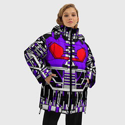 Куртка зимняя женская Броня шоквейва трансформеры, цвет: 3D-светло-серый — фото 2