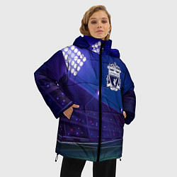 Куртка зимняя женская Liverpool ночное поле, цвет: 3D-черный — фото 2