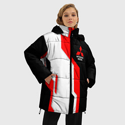 Куртка зимняя женская Mitsubishi red uniform, цвет: 3D-светло-серый — фото 2