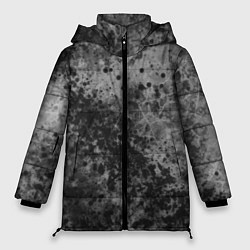 Женская зимняя куртка Абстракция - серый пунш