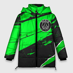 Куртка зимняя женская PSG sport green, цвет: 3D-черный