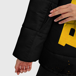 Куртка зимняя женская PSG - gold gradient вертикально, цвет: 3D-черный — фото 2