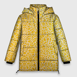 Куртка зимняя женская Дыня текстура, цвет: 3D-красный