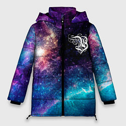 Куртка зимняя женская Burzum space rock, цвет: 3D-черный