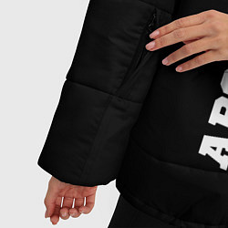 Куртка зимняя женская Arsenal sport на темном фоне по-вертикали, цвет: 3D-черный — фото 2