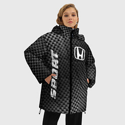 Куртка зимняя женская Honda sport carbon, цвет: 3D-черный — фото 2