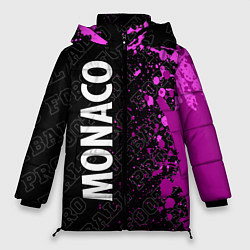 Куртка зимняя женская Monaco pro football по-вертикали, цвет: 3D-черный