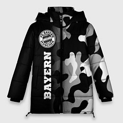Куртка зимняя женская Bayern sport на темном фоне по-вертикали, цвет: 3D-черный