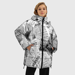 Куртка зимняя женская Газеты 9 мая, цвет: 3D-светло-серый — фото 2