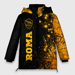 Куртка зимняя женская Roma - gold gradient по-вертикали, цвет: 3D-черный