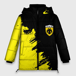 Женская зимняя куртка AEK sport color yellow