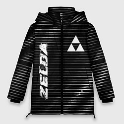 Куртка зимняя женская Zelda metal game lines, цвет: 3D-черный
