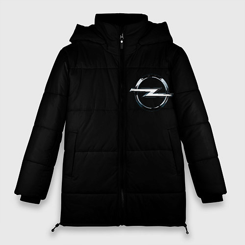 Женская зимняя куртка Opel logo auto / 3D-Красный – фото 1