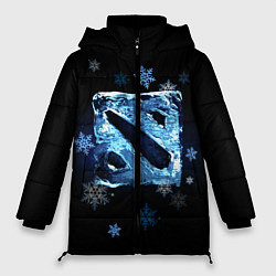 Куртка зимняя женская Dota 2 - ice, цвет: 3D-черный