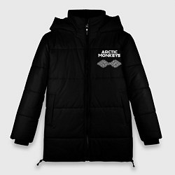 Куртка зимняя женская Arctic Monkeys - classic black color, цвет: 3D-красный