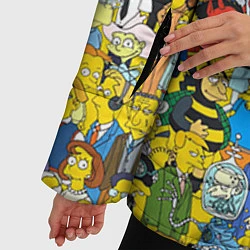 Куртка зимняя женская Simpsons Stories, цвет: 3D-черный — фото 2