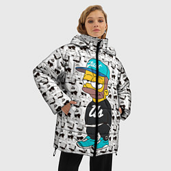 Куртка зимняя женская Bart Just Us, цвет: 3D-черный — фото 2