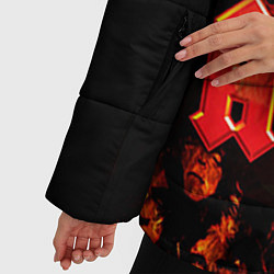 Куртка зимняя женская AC/DC Flame, цвет: 3D-черный — фото 2