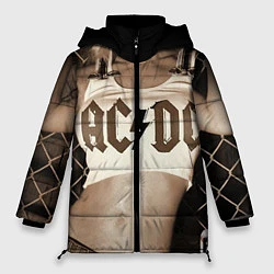 Куртка зимняя женская AC/DC Girl, цвет: 3D-светло-серый