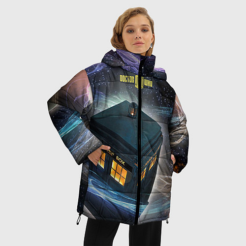 Женская зимняя куртка Police Box / 3D-Черный – фото 3