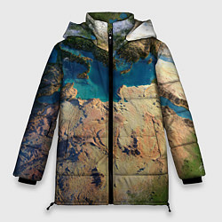 Куртка зимняя женская Земля, цвет: 3D-черный