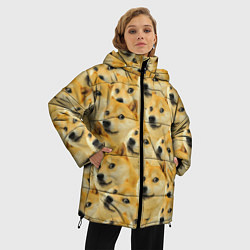 Куртка зимняя женская Doge, цвет: 3D-светло-серый — фото 2
