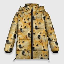 Куртка зимняя женская Doge, цвет: 3D-красный